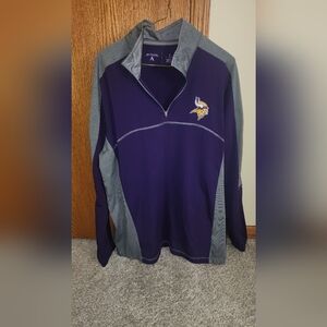 Men's Minnesota Vikings Long Sleeve Quarter-Zip